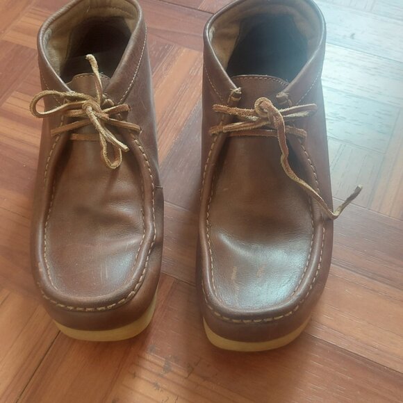 Clarks Originals Wallabee Boots – Brown Leather – Men’s Size 9 - Picture 2 of 8